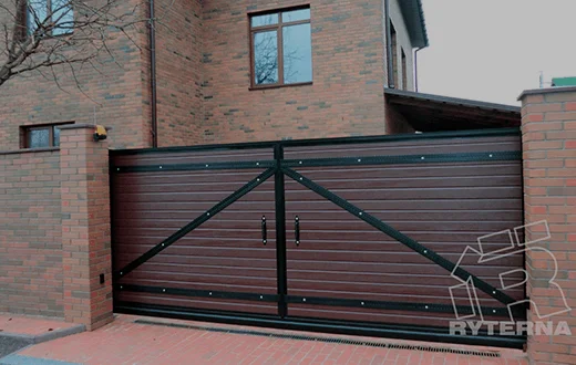 заказать распашные ворота